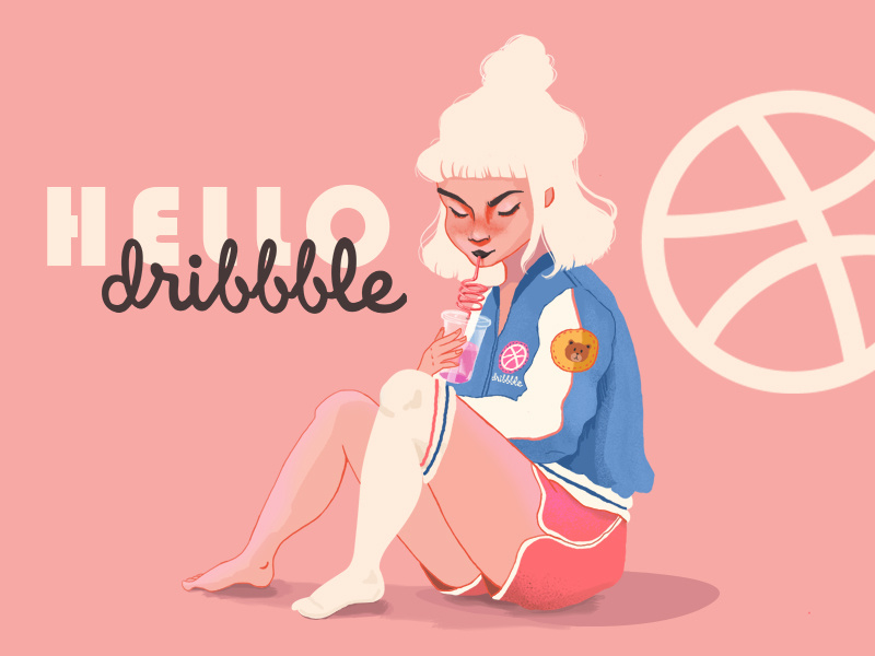 Example of Hello Dribbble