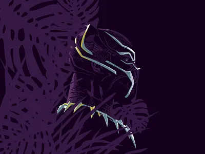 Black Panther Danny Schlitz afro black jungle marvel movies panther super superhero tchalla