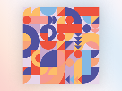 Shapes circles colors geometric modern shapes