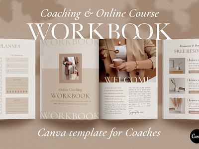 Elegant Workbook Template CANVA