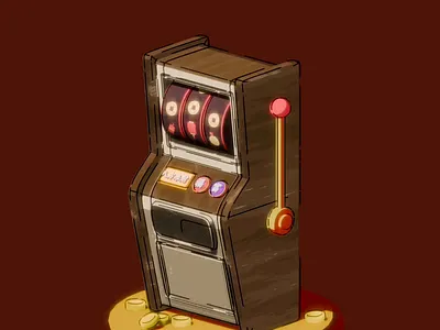 Slot Machine / Winning Golden Coins animation b3d blender blender3d design gif golden coins