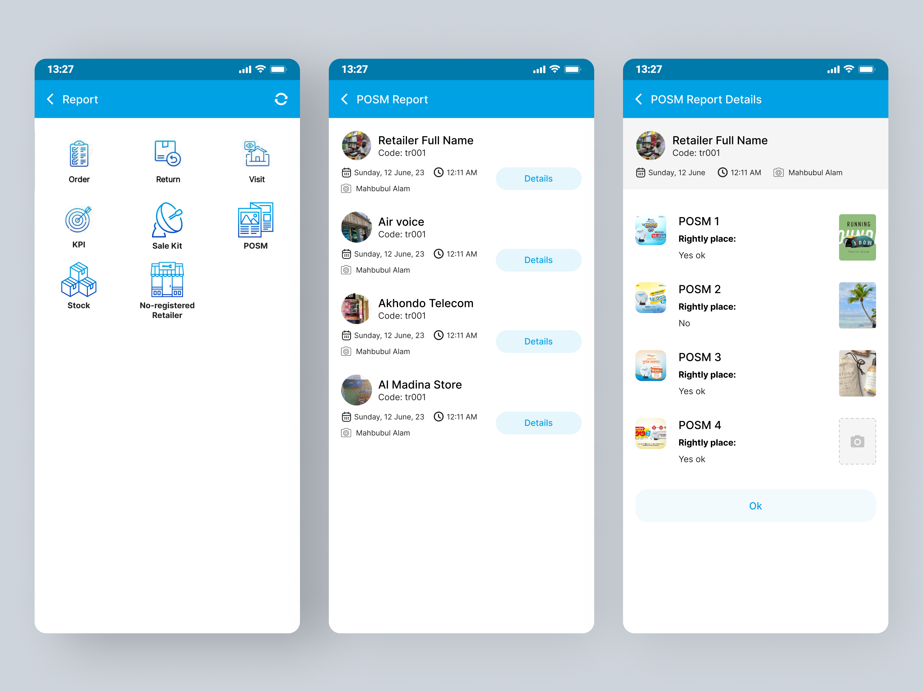 Akash SFA App UI Design by Ideaz13 on Dribbble