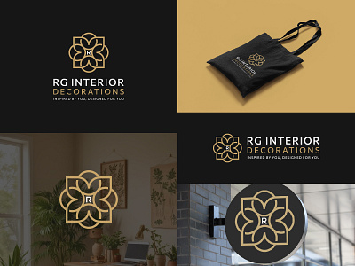 Home Decore Logo | Luxury Logo | Interior Logo Design branding decoration decorative design fashion flower gradeint home decore iconic identity interir design logo logo design luxury logo luxury logo design modern monogram logo ui logo ux logo design