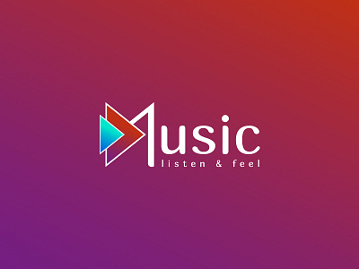 Music brand business logo corporate design flat logo identity logo minimalist music real estate