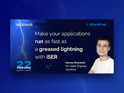 Web Banner banner blue banner lightning star wind webbanner webinar