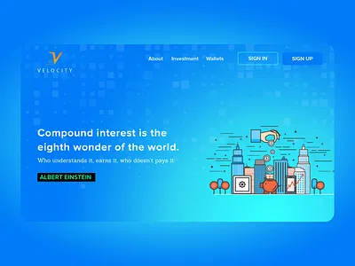 velocity abstract crypto currency design futuristic gradient light pollen velocity