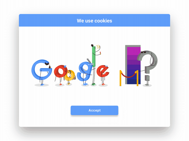 The cookie is your ticket 2.5d after effects animation cookie deepblue design germany google hamburg illustration page