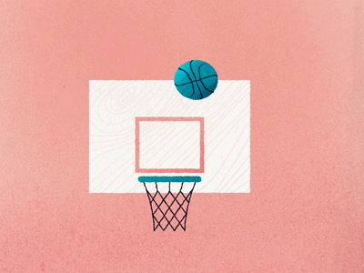 Hoops after effects animated animation backboard ball basketball bouncing gif hoops looping mograph nba