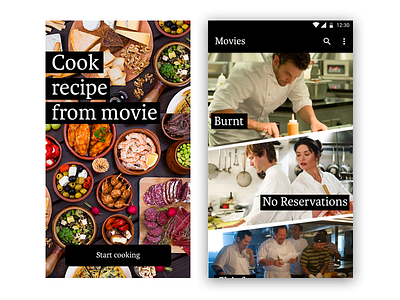 Cook App adobexd android app color cook cooking dailyui design fun ui ux