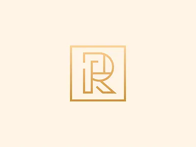 R-Mazing design egypt egyptian gold gradient letters logo minimal r simple square type