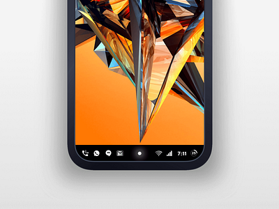 Concept OS android concept fuschia notification bar operating system os