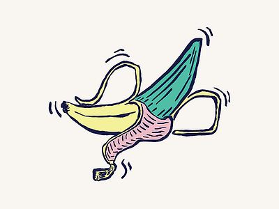 Banana 🍌 banana cook drawing food foodporn fruit illustration