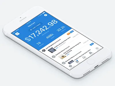 Seller App dashboard ios iphone seller shop stats store ui