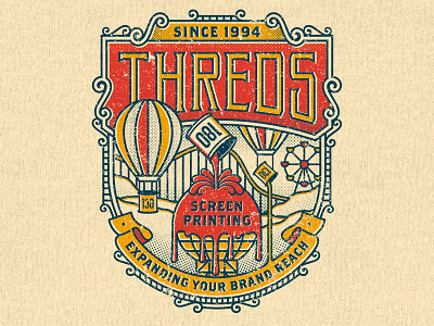 Threds Schmoozapalooza T-Shirt coney island fair illustration knoxville sunsphere t shirt design tennessee threds