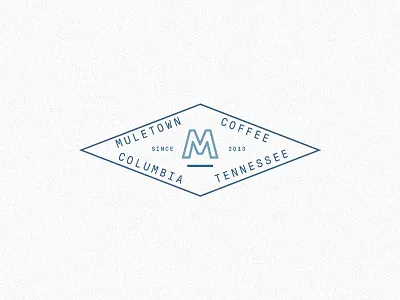 Muletown Lockup badge brand layout lockup mark quirky type type