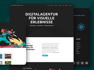 Design Agency agency clean design flat ui ux web webdesign website wordpress