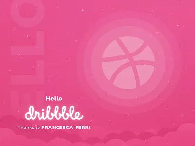 Hello Dribbble! debut first shot hello dribbble
