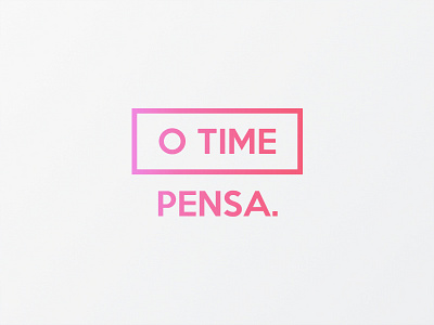 O Time pensa Logo agile construction gradient logo logotype scrum team