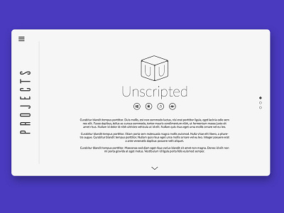 Project Page clean github github pages gitlab photoshop portfolio white