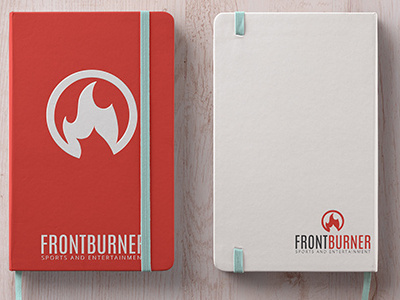 Front Burner Logo graphic design illustration logo logo design logomark typography