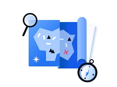 Key Results compass key results map okr treasure