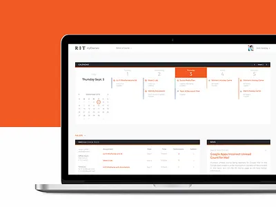 MyCourses Redesign reskin ui web design