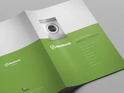 Huebsch Product Brochure art direction brochure print
