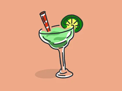 Margarita Day alcohol apple pencil celebrate illustration ipadpro margarita national margarita day pencil procreate