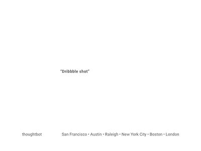 Minimum Viable Shot minimal mvp