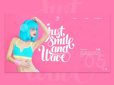 Candy website - Home page graphicdesign interface uidesign webdesign webdesigner webdevelopment