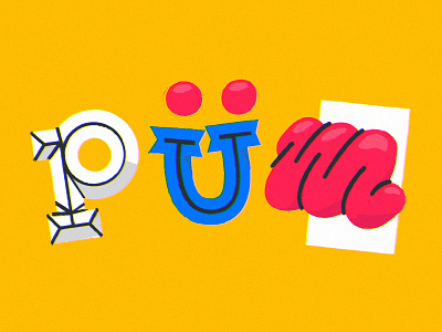 Pum Lettering graphic design illustration lettering