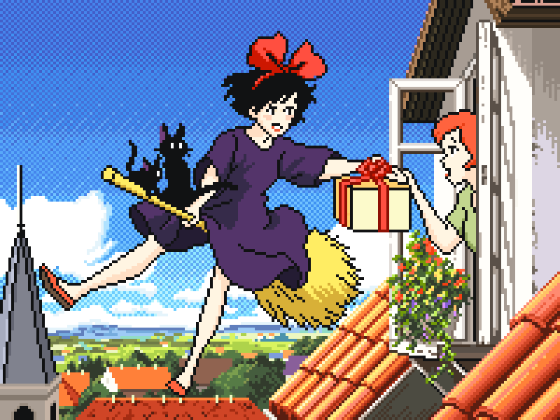 《魔女宅急便》 picture pixel