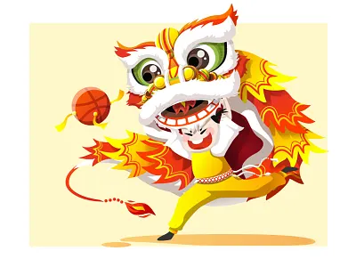 Happy New Year! chinesenewyear lion