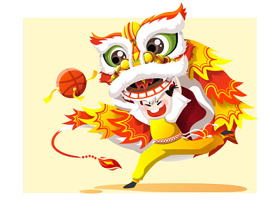 Happy New Year! chinesenewyear lion