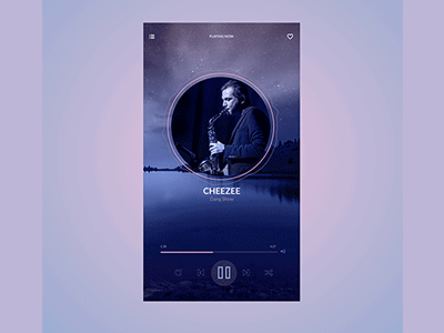 Music App 2d graphic design motion uidesign