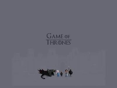 Game Of Thrones Pixel Art art game game of thrones pixel