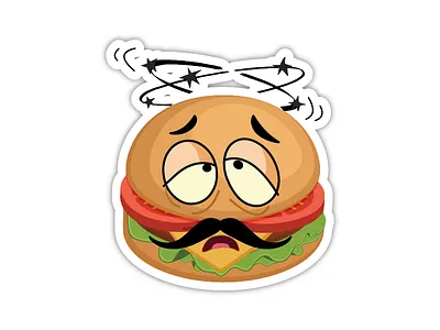 Award Winning Sticker pack (burgerji) for HIKE Competition