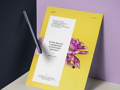 Free Psd Paper Brand Mockup brand mockup paper psd