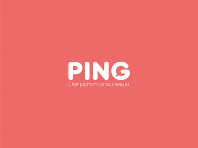 PING Logo branding challenge logo logodesign thirtylogo