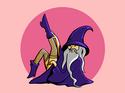 Gamdalf funny gandalf illustration lord of the rings