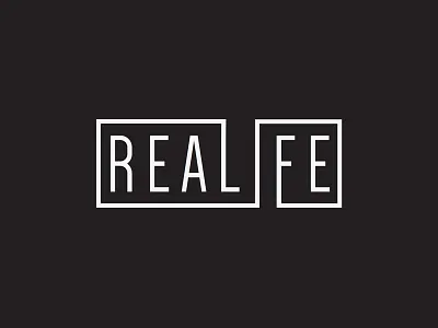 Realife branding lines logo minimal