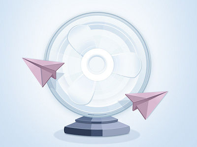 Flying ideas design flying ideas illustration paper planes