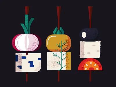 Vegetarian skewers skewers vector vegetables vegetarian