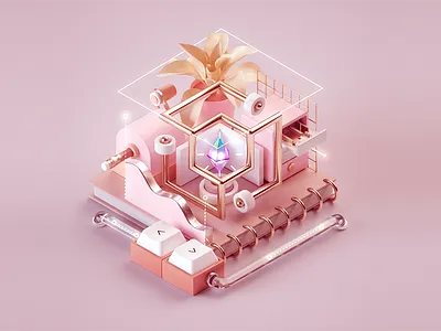 DIGITAL LOGO 2d 3d after effects animation comtemporary design geometry graphics loop motion