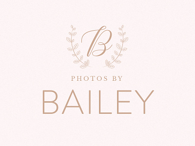 Photos by Bailey art direction branding logo design
