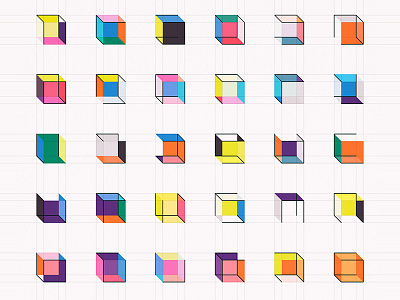 WWP°133 " abstract colors design generative geometric pattern piece weekly work wwp
