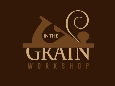 Grain Wood Workshop branding process web invite clean icon minimal idea color clever illustration smart visual creative logos negative space custom font brand mark book good best freelance logotype inspiration logo design symbol portfolio type company style simple identity designer wood workshop logo mark