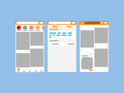 User Flow app color daily illustration mock mockup uiux user flow vector