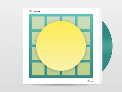 #Typehue Music Week 1: Care by TEMPOREX album band cover music typehue vinyl