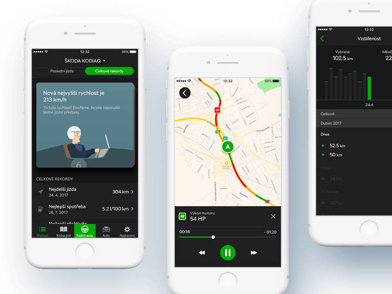Example of SKODA OneApp - iOS